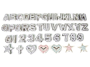 SELAR OCH KOPPEL - PUPPIA - INITIAL LETTERS & CHARMS (SWAROVSKI CRYSTALS)