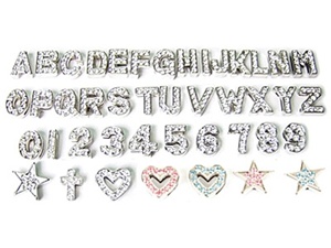 PUPPIA - INITIAL LETTERS & CHARMS (SWAROVSKI CRYSTALS)