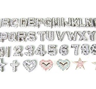 PUPPIA - INITIAL LETTERS & CHARMS (SWAROVSKI CRYSTALS)
